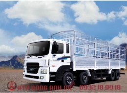 Xe Tải Hyundai HD320 thùng mui bạt dài 9m7, xe tải hyundai 18T  